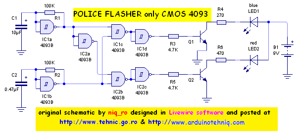 gatted oscillator with 4093