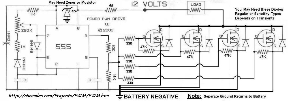 PWM with 555