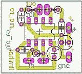 miniamplificator cu TDA2822M in punte realizat de niq_ro