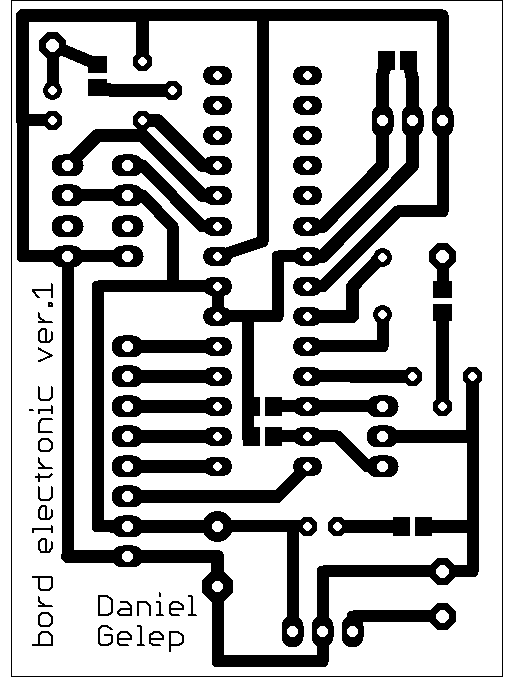 bord electronic vers.1 Dan Gelep - cu afisaj 4 randuri si 16 coloane