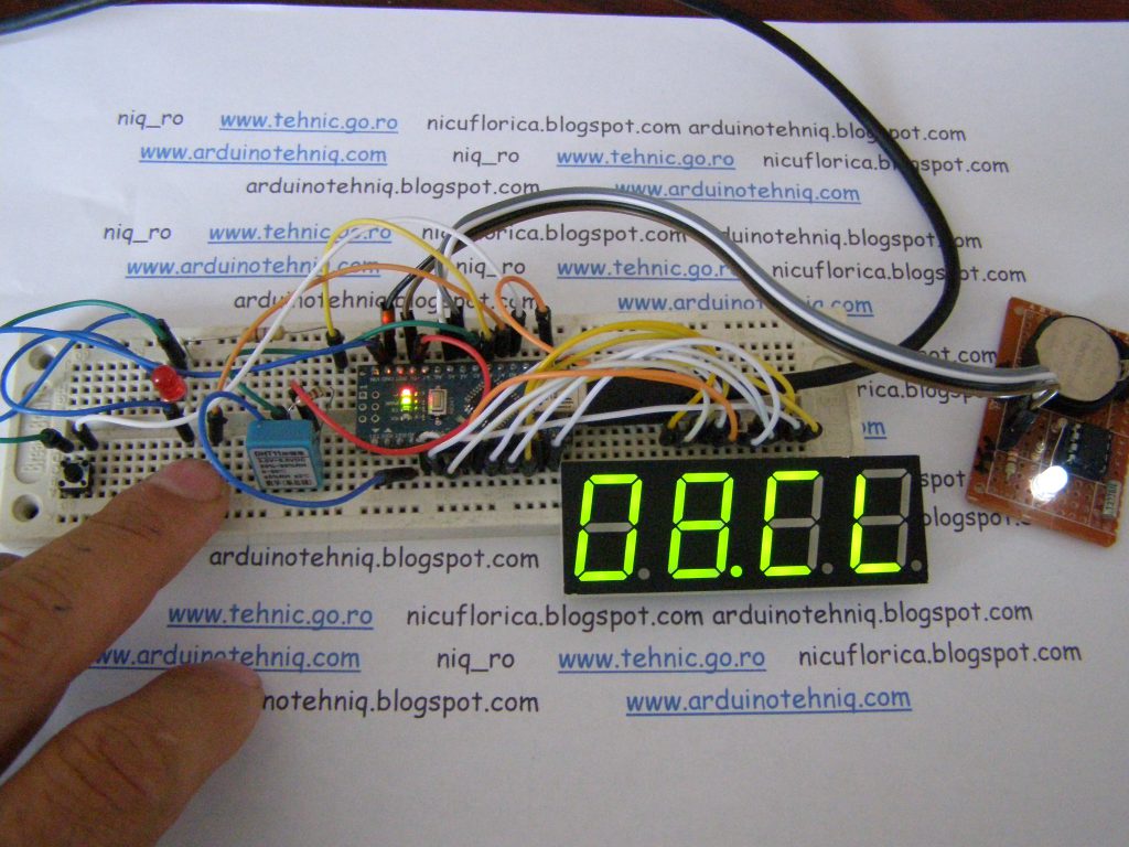 RTC clock with manual adjust & alarm, thermometer & higrometer using ...